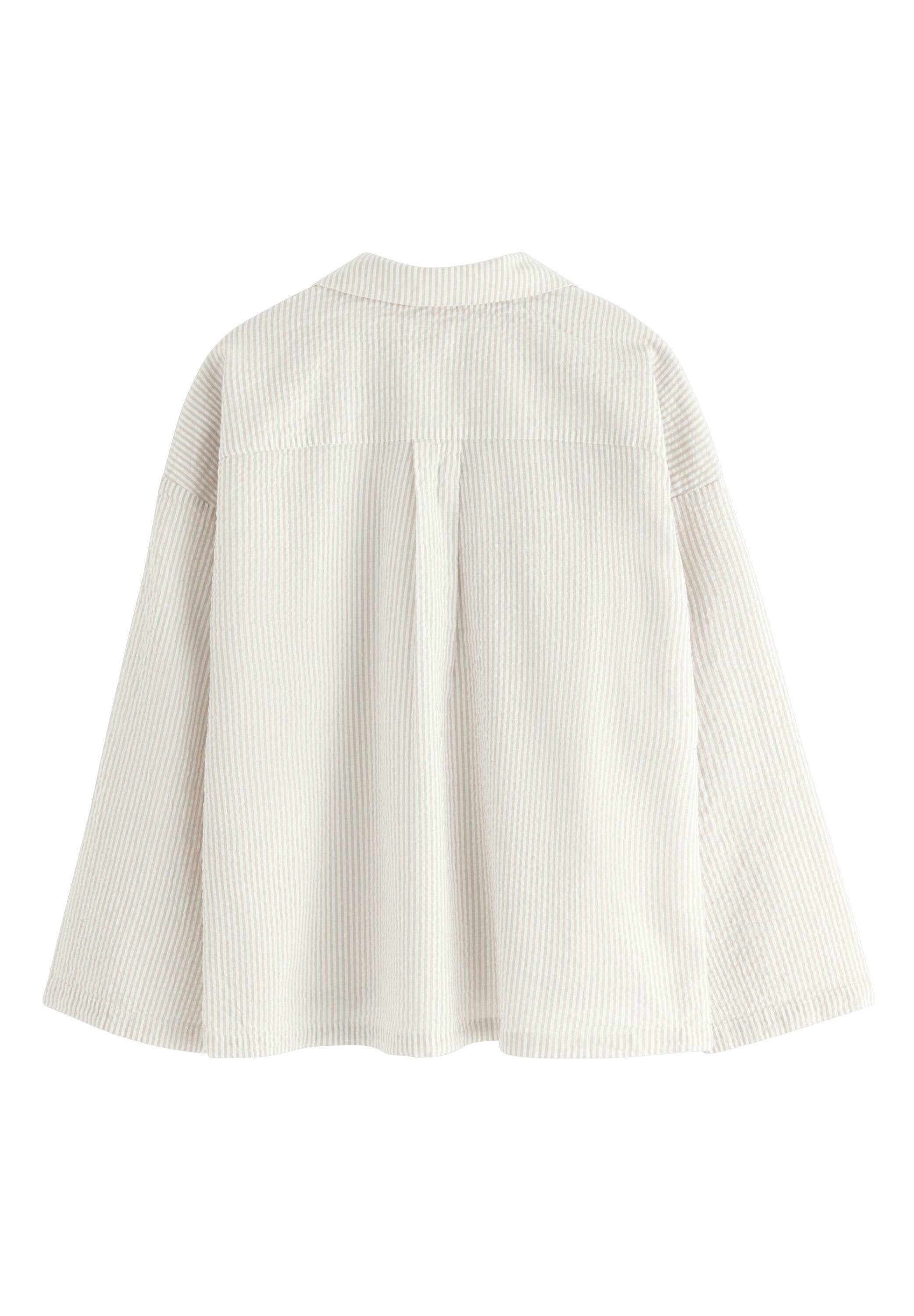 Lindex PYJAMA SHIRT SEERSUCKER
