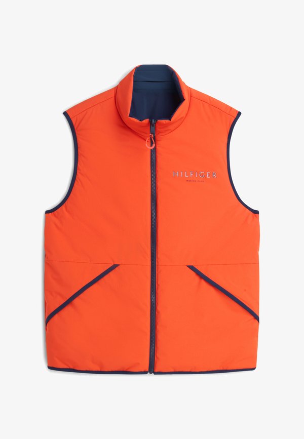 Tommy Hilfiger REVERSIBLE REGATTA VEST - Waistcoat - brilliant orange