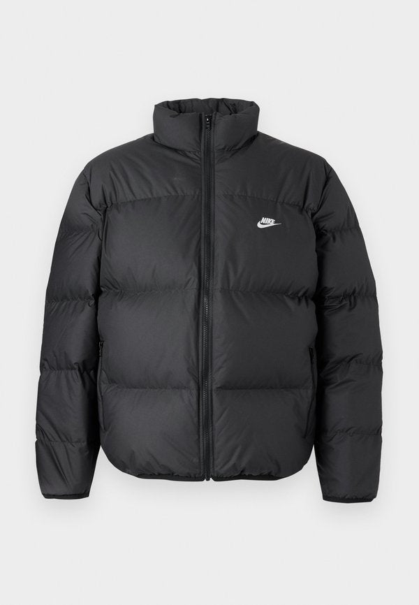 Nike Sportswear CLUB PUFFER JACKET - Down jacket - black/white