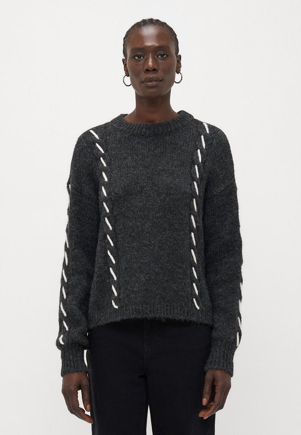 Vero Moda Tall VMILINA O NECK HANDSTITCH