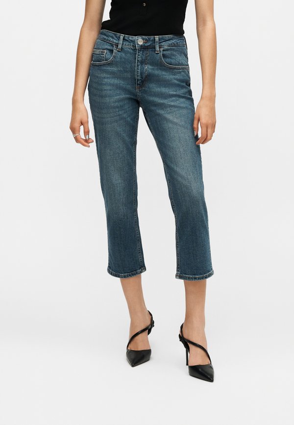 Vero Moda Petite VMROSIE  - Slim fit jeans - dark blue denim