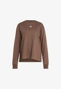 adidas Sportswear ADIDAS SPORTSWEAR 3 STRIPES STUDIO BOYFRIEND LONGSLEEVE TEE - Long sleeved top - earth strata
