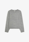 Bershka BOXY ROUND NECK - SWEATER - Jumper - grey