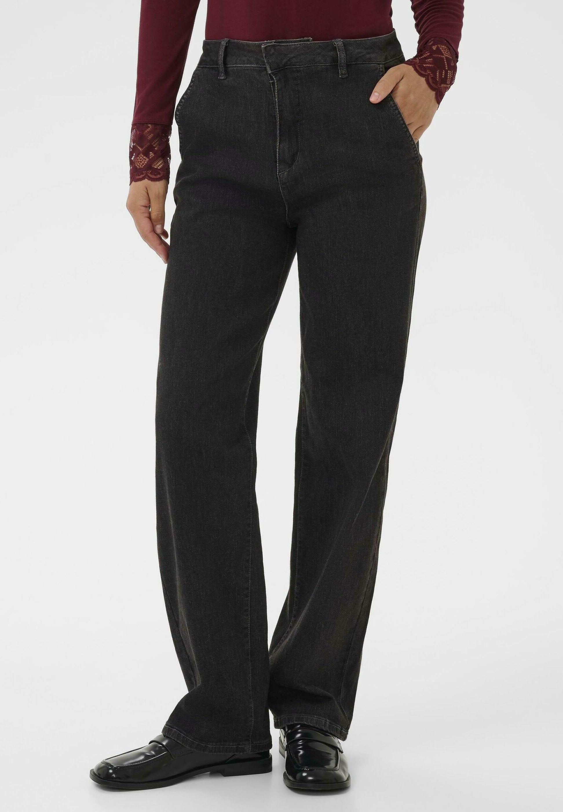 Cream CRVISTI STRAIGHT LEG PANT