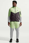 Nike Sportswear M NK TCH FLC JGGR - Tracksuit bottoms - light liquid lime anthracite light smoke grey black