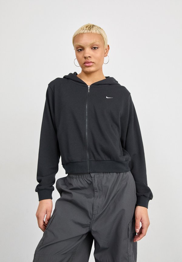 Nike Sportswear Zip-up sweatshirt - black/sail