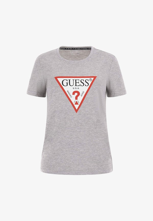 Guess ORIGINAL TEE - Print T-shirt - grau