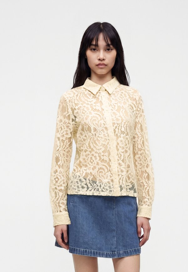ONLY ONLBIRUN SHIRT - Button-down blouse - birch