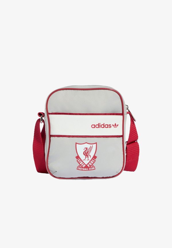adidas Performance LIVERPOOL FC FESTIVAL BAG UNISEX - Cross body bag - grey two/strawberry red