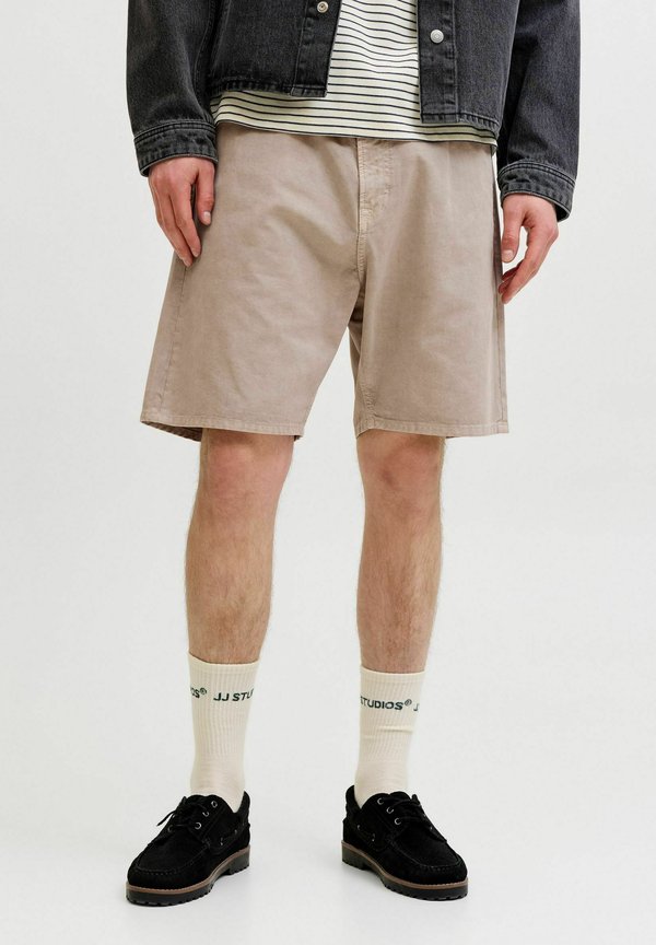 Jack & Jones LOOSE FIT SHORTS LOOSE FIT LOOSE FIT SHORTS - Denim shorts - Beige