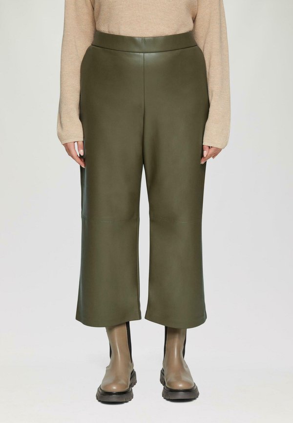 s.Oliver Trousers - olivgrün