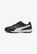 Puma KING LIGA - Turf football boots - black- silver- white