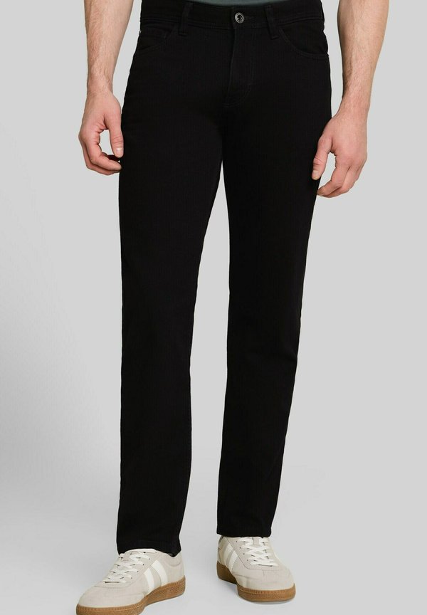 TOM TAILOR TTMARVIN STRAIGHT FIT - Straight leg jeans - black denim
