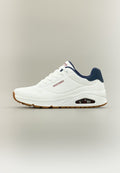 Skechers UNO - Trainers - white/navy/red