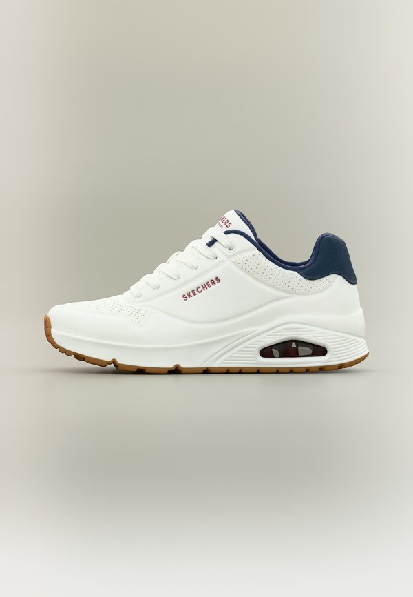 Skechers UNO - Trainers - white/navy/red