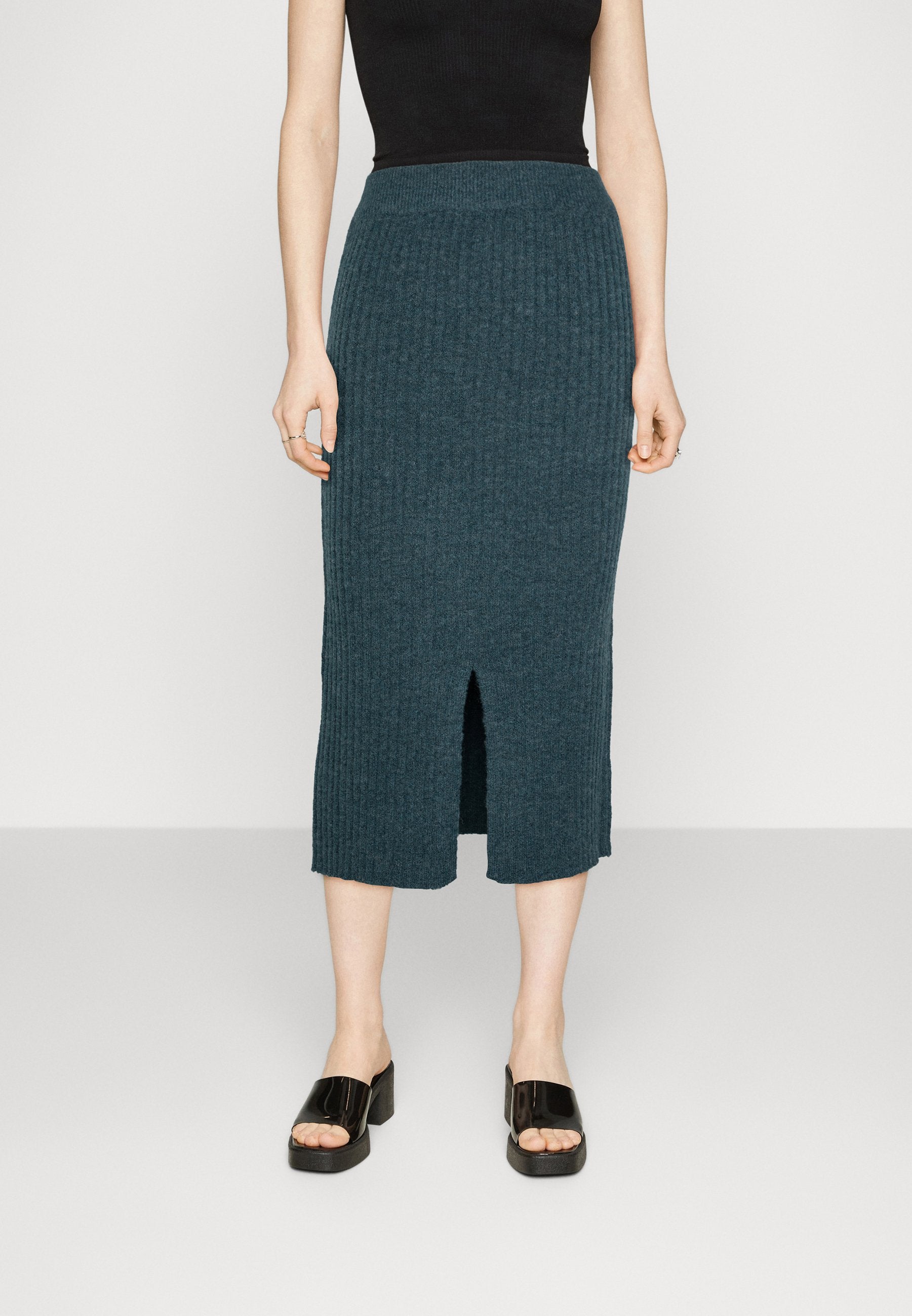 Pieces PCJOSE MIDI SLIT SKIRT