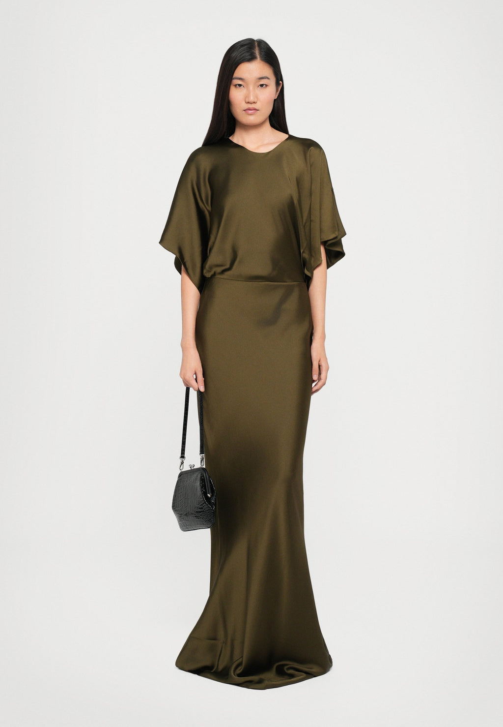 Norma Kamali REVERSE OBIE GOWN