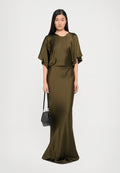 Norma Kamali REVERSE OBIE GOWN