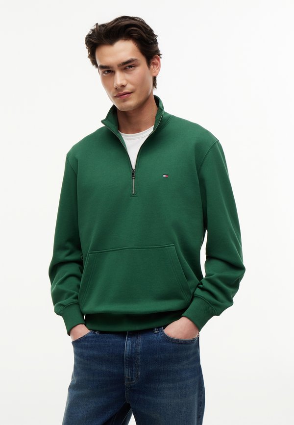 Tommy Hilfiger ESSENTIAL ZIP CORE - Sweatshirt - street green