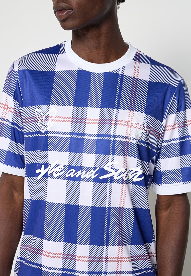 Lyle & Scott TARTAN FOOTBALL SHIRT