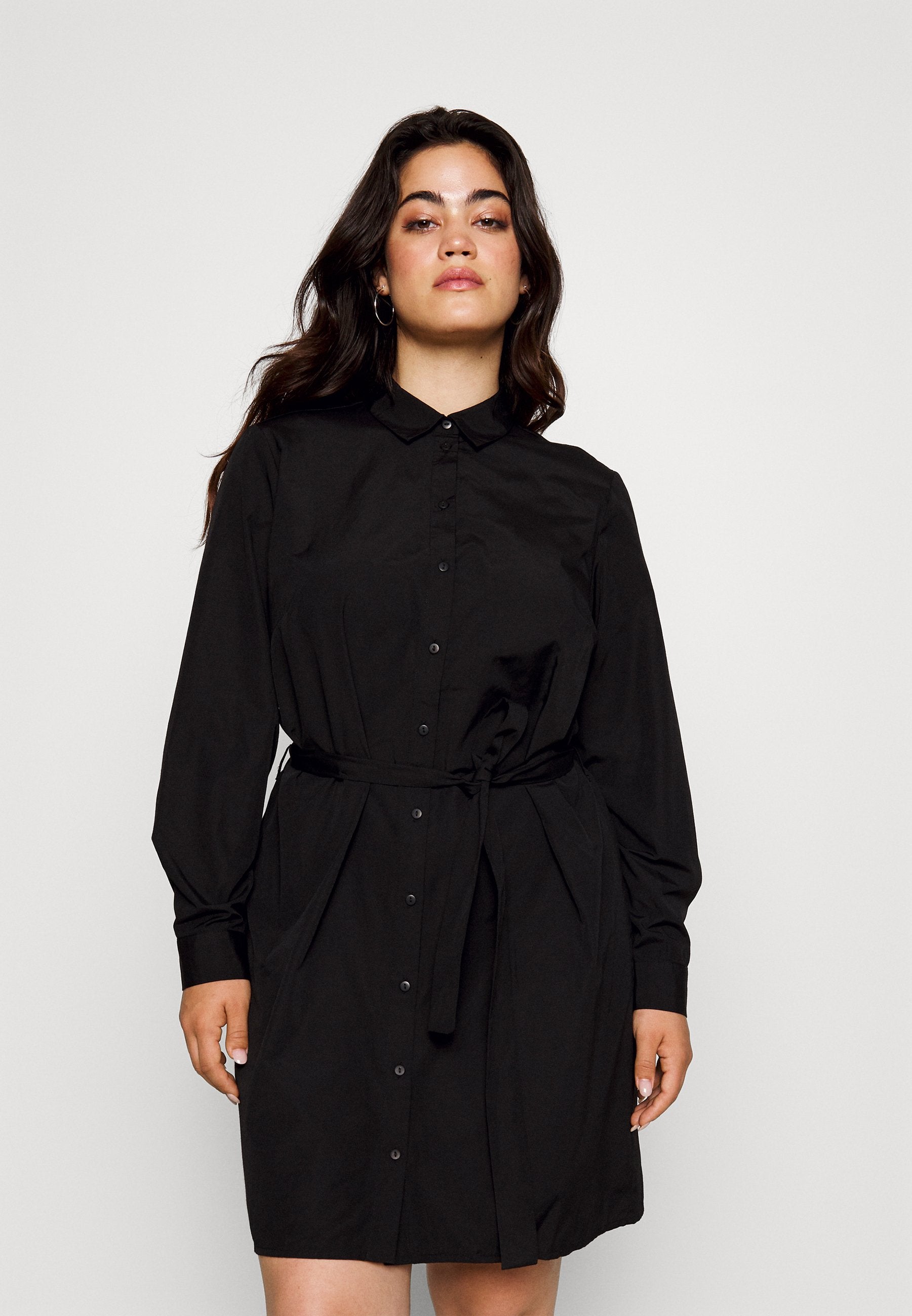 Pieces Curve PCNIKA SHIRT TIE DRESS