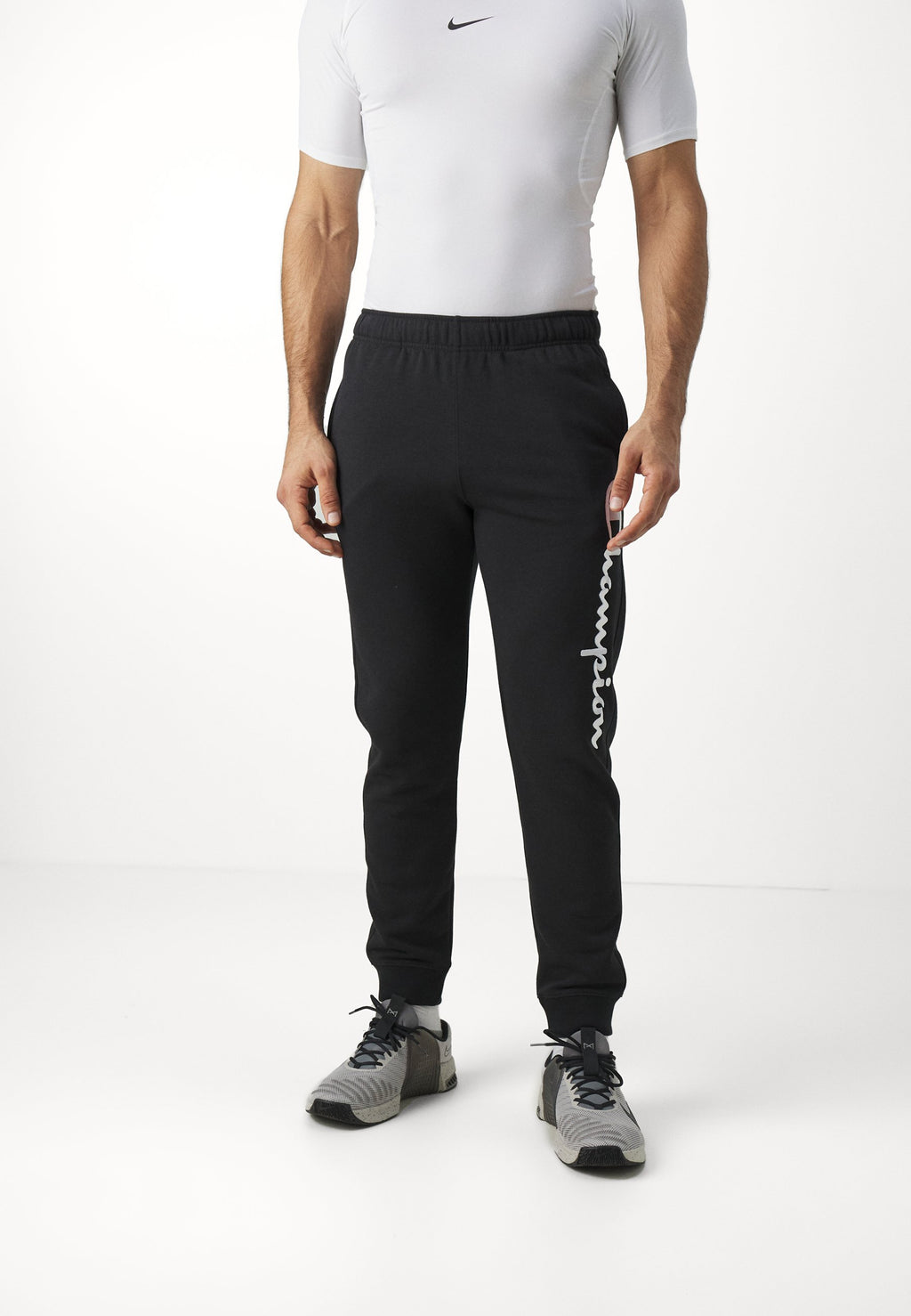 Champion ICONS CUFF PANTS LARGE LOGO
