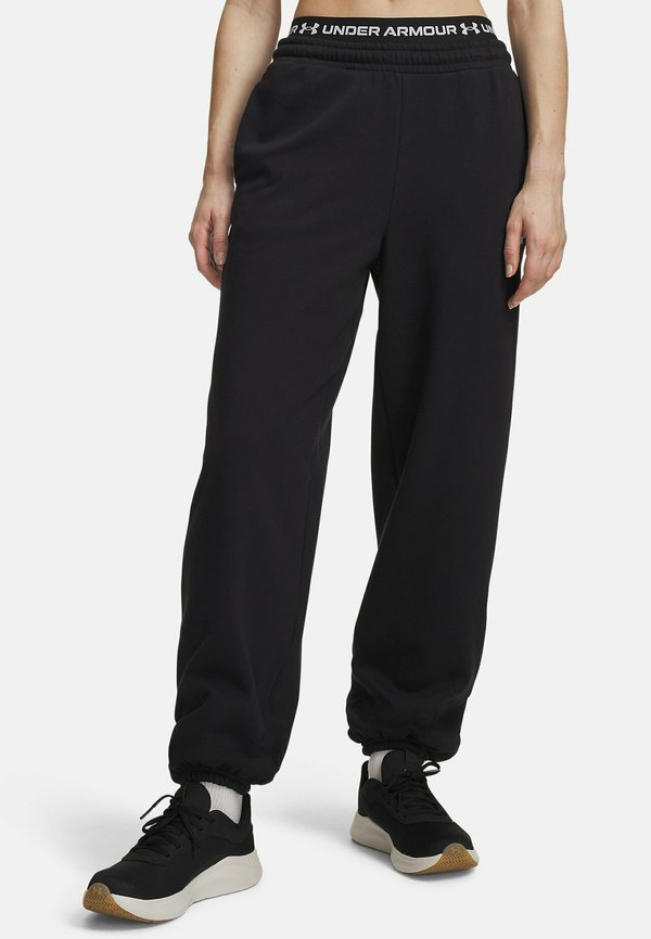 Under Armour ICON FLEECE GYM - Tracksuit bottoms - ultimate black