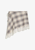 Bershka A-line skirt - beige