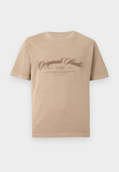 Jack & Jones T- - Print T-shirt - mocha meringue