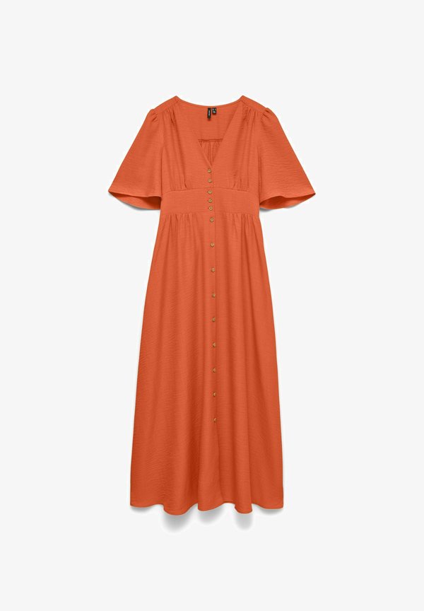 Vero Moda VMMELANEY Long - Maxi dress - firecracker