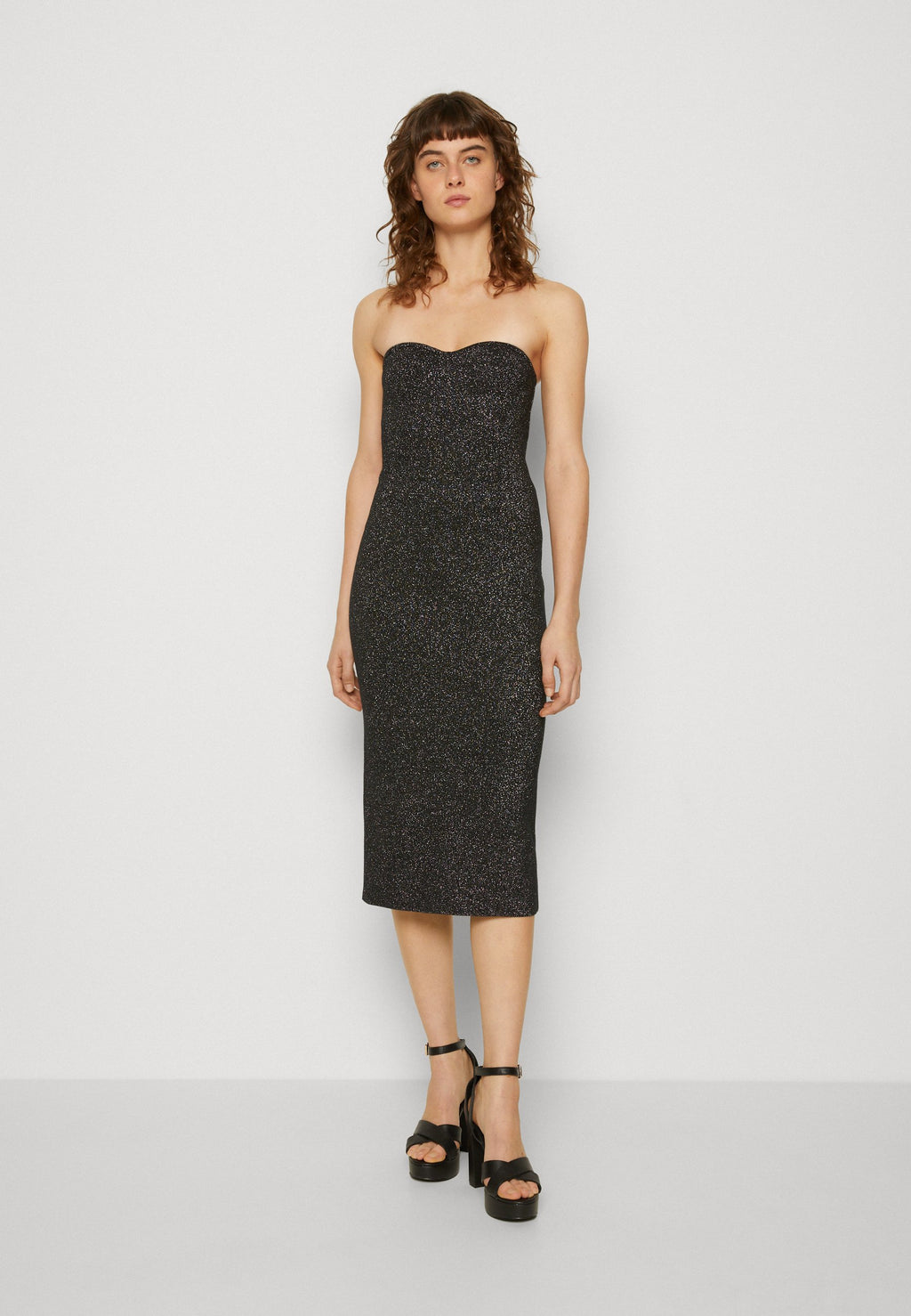 Abercrombie & Fitch PARTY STRAPLESS MIDI DRESS