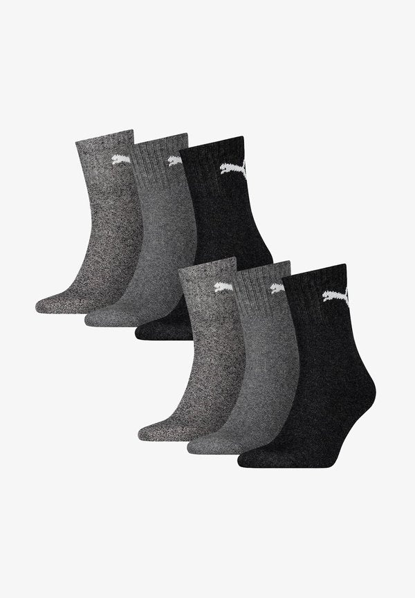 Puma 6 PACK - Sports socks - 207 anthracite / grey