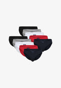 TOM TAILOR TOM TAILOR TOM TAILOR HERREN SLIP, 10ER PACK - MINI SLIP, BASIC, EINFARBIG MINI SLIP 10ER PACK - Briefs - blau weiß rot