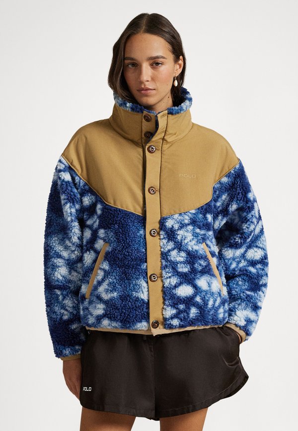 Polo Ralph Lauren TIE-DYE HYBRID FLEECE-RIPSTOP JACKET