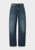 MID RISE TAPERED BARREL LEG JEANS Media 1