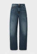 Tommy Hilfiger MID RISE TAPERED BARREL LEG JEANS - Baggy Jeans - dark blue denim