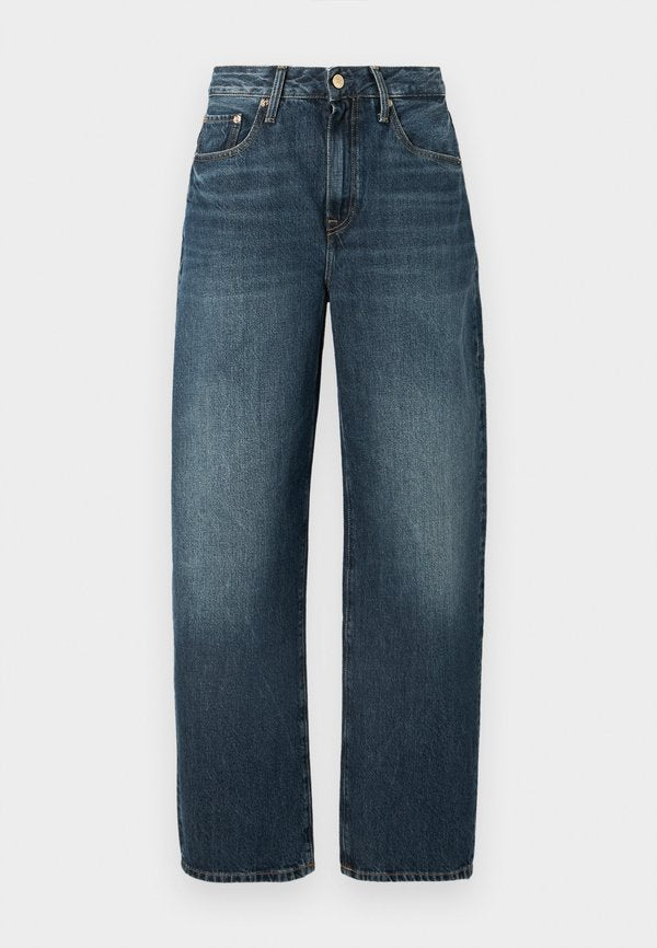 Tommy Hilfiger MID RISE TAPERED BARREL LEG JEANS - Baggy Jeans - dark blue denim