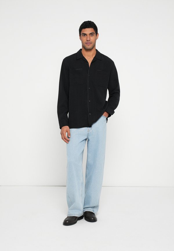 Calvin Klein GLOSSY CAMP COLLAR EASY SHIRT