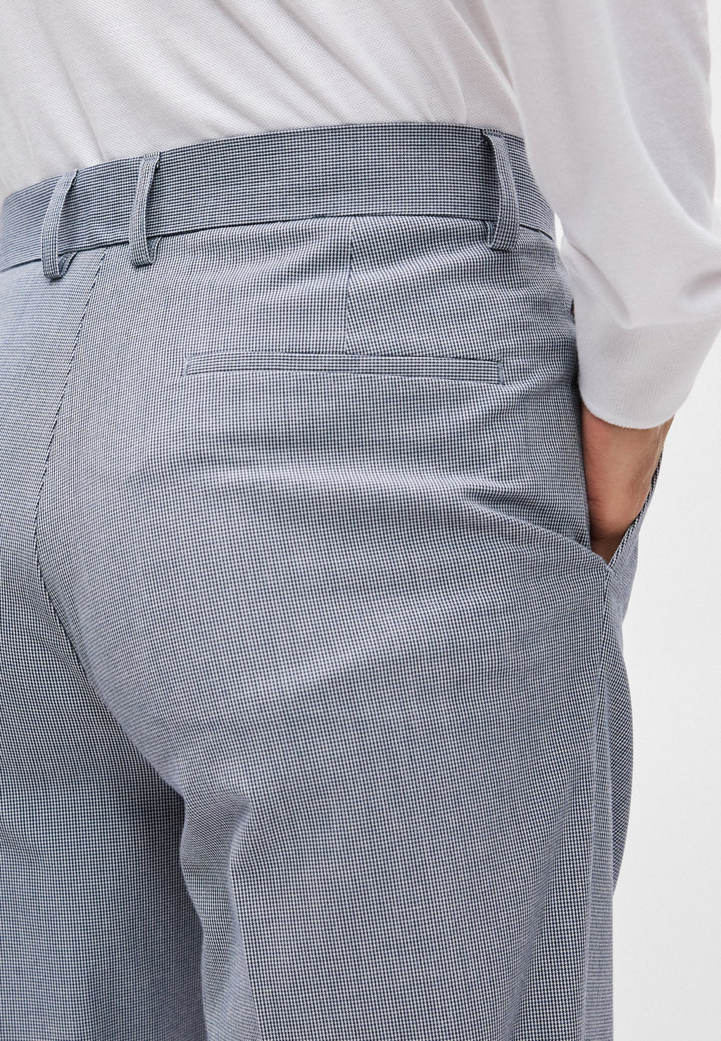 MINI HOUNDSTOOTH FORMAL PANTS Media 8