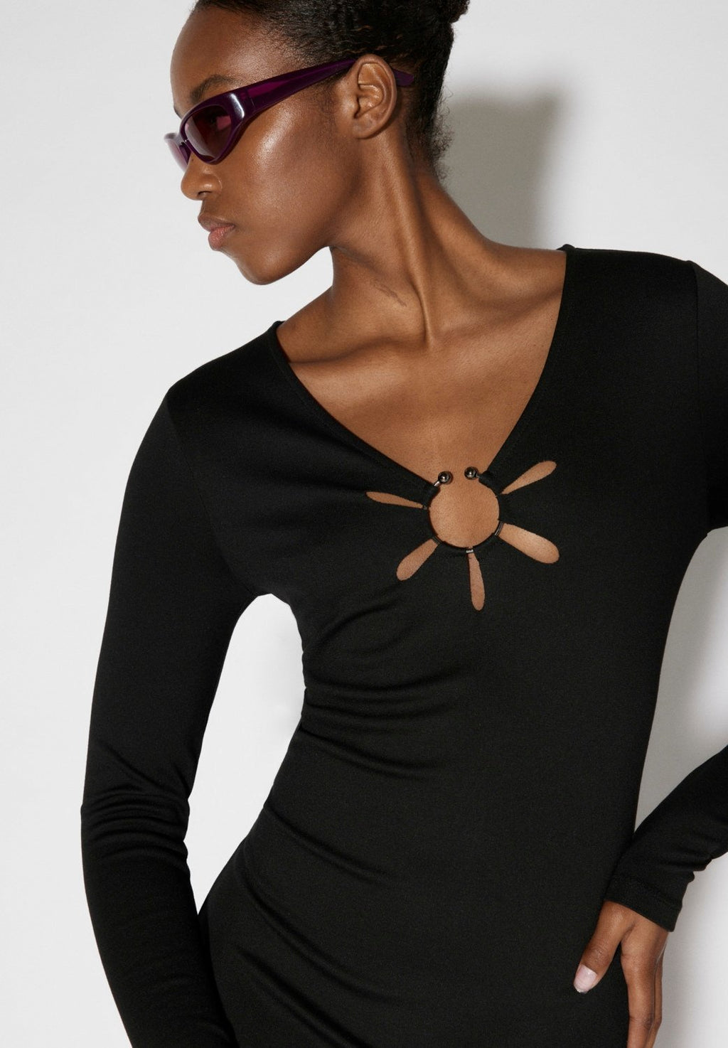 SOMETHINGNEW CLAUDETTE CALF DRESS