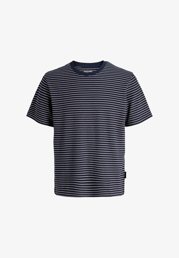 Jack & Jones T- - Print T-shirt - navy blazer