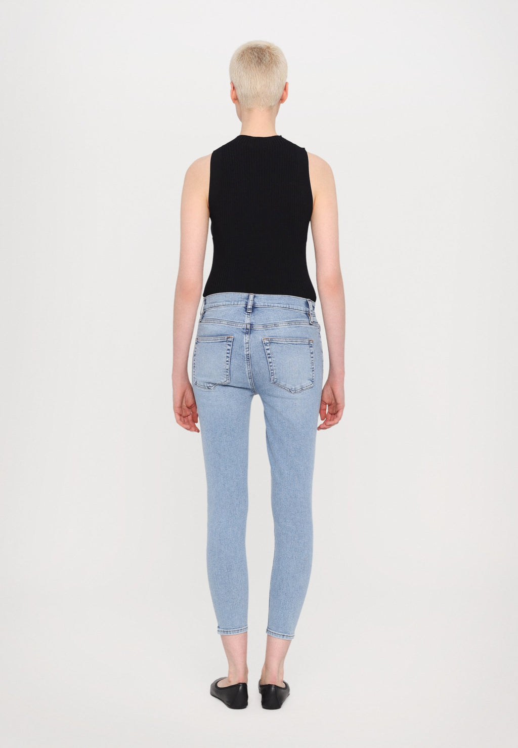 FRAME LE HIGH SKINNY CROP