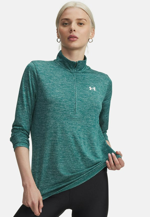 Under Armour TECH TWIST - Long sleeved top - rack green