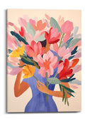 Orange Wallz DRESSED LADY FLOWERS