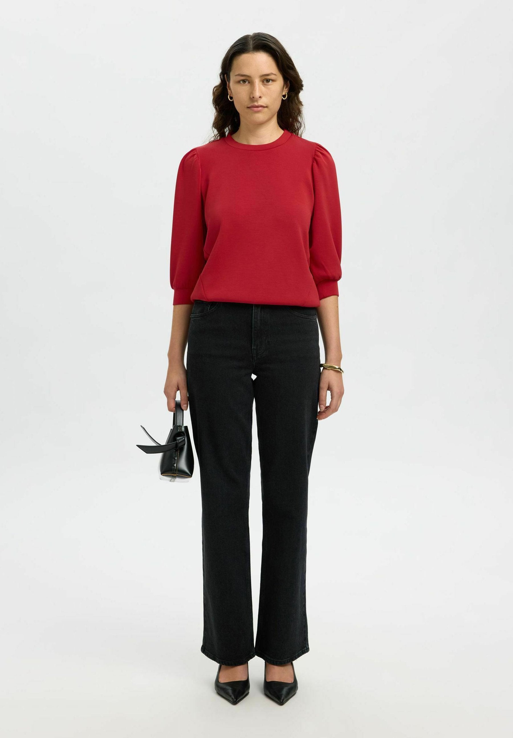 Selected SLFTENNY 3/4 SWEAT TOP NOOS