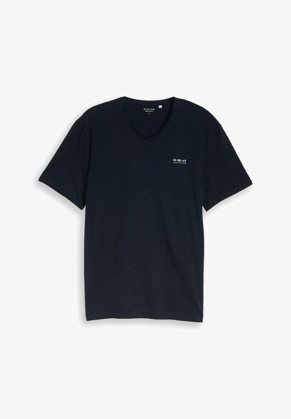 TOM TAILOR TOM TAILOR T-SHIRT T-SHIRT MIT V-AUSSCHNITT - Basic T-shirt - sky captain blue
