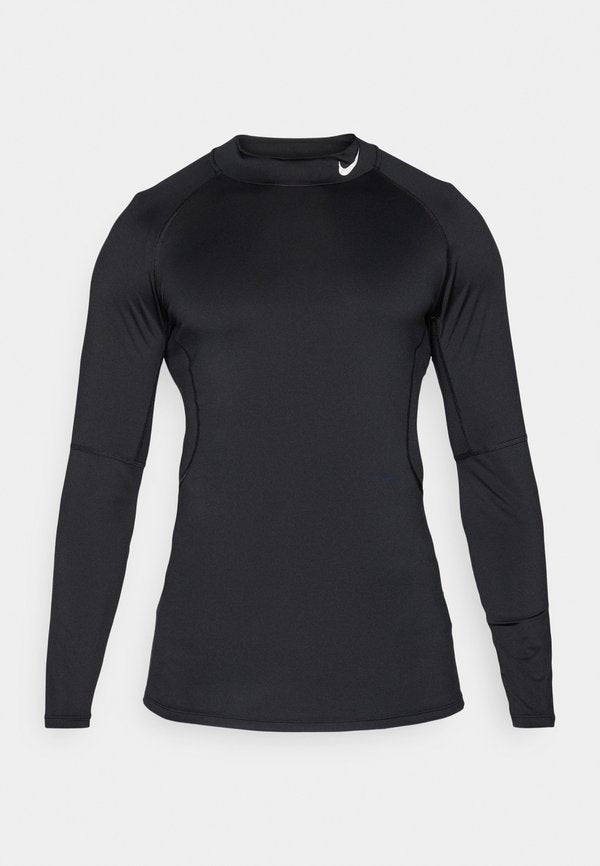Nike Performance PRO - Long sleeved top - black/white