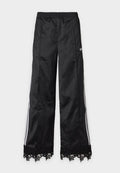 adidas Originals SATIN LACE FIREBIRD - Tracksuit bottoms - black
