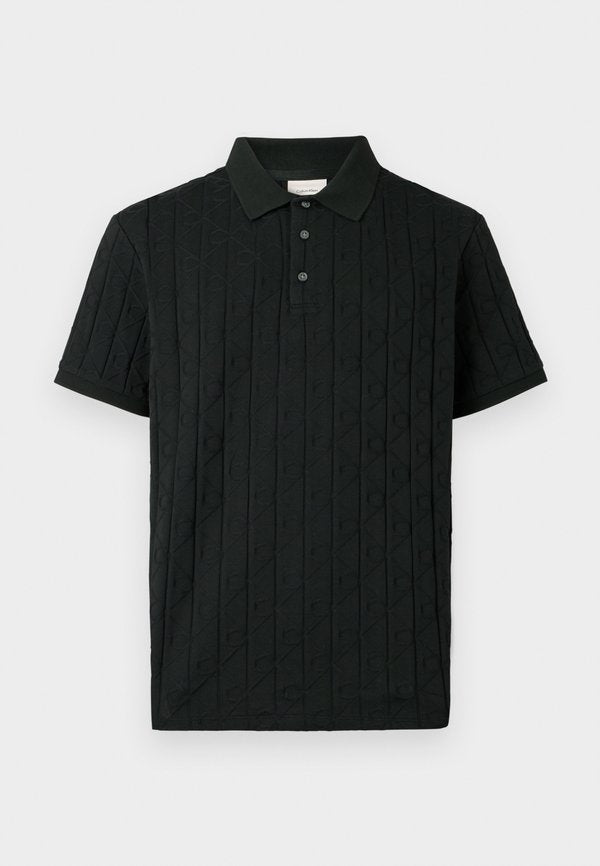 Calvin Klein MERCERIZED EMBLEM - Jumper - black