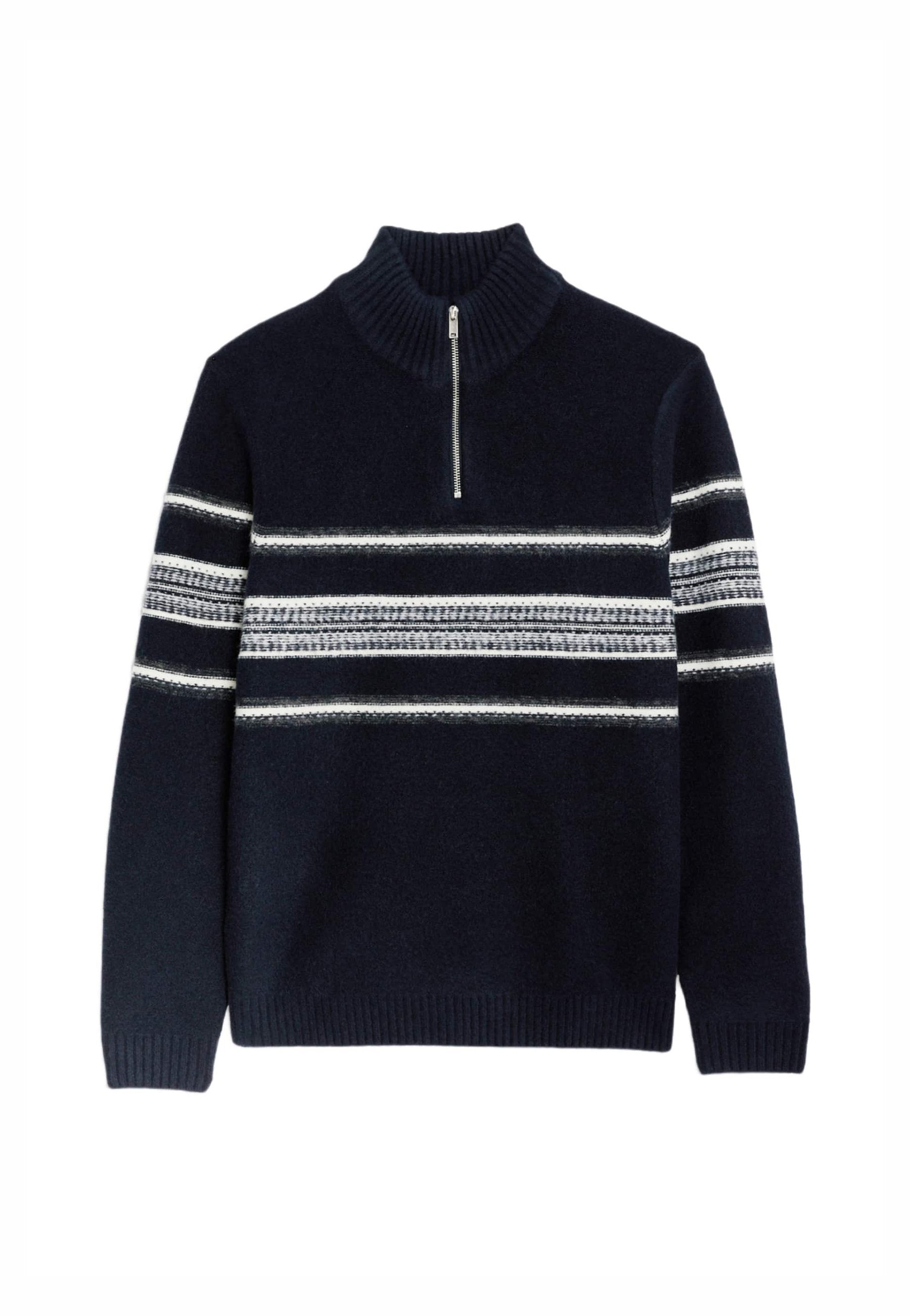 Marks & Spencer STRIPED HALF ZIP